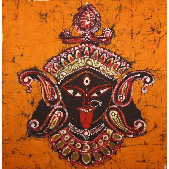Goddess kali batik painting